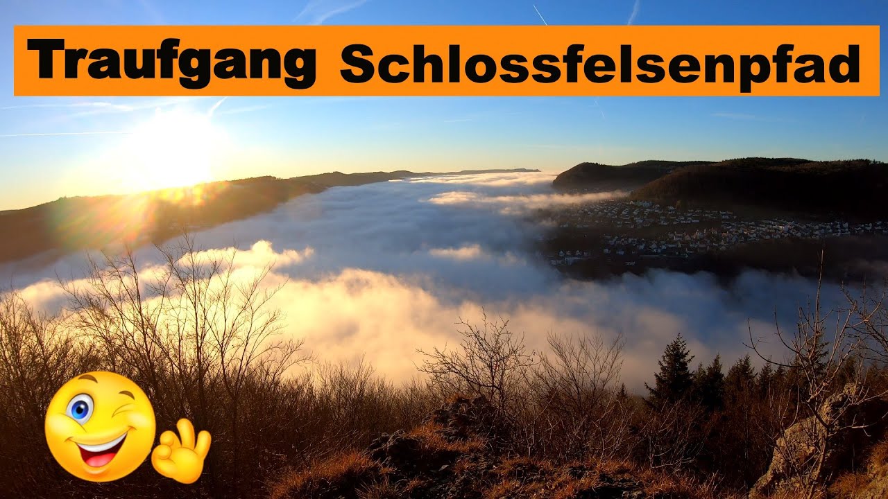 Traufgang Schlossfelsenpfad bei Albstadt-Ebingen (Landkr. Balingen), eine Tour für Draufgänger? 😎