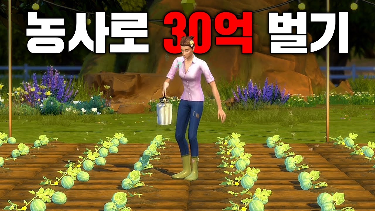 농사만 해서 심즈에서 제일 비싼집 사기🌾💰