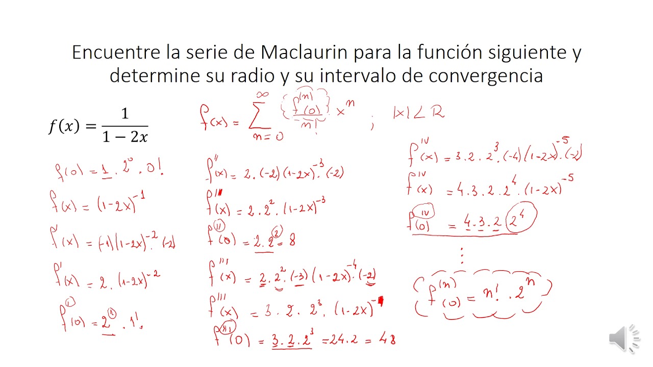 Series de Taylor y Maclaurin - Resolución de ejercicios