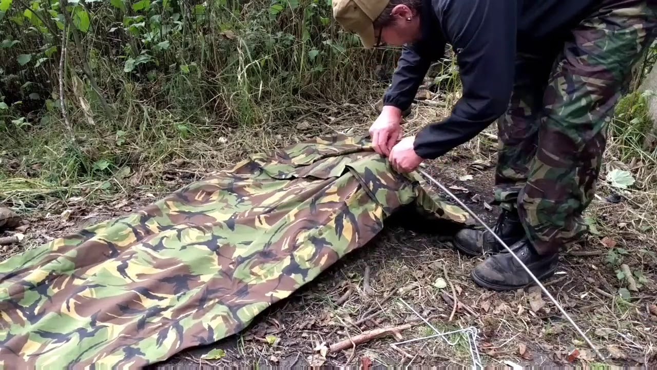 Dutch army hopped bivi and mystery army wool blanket