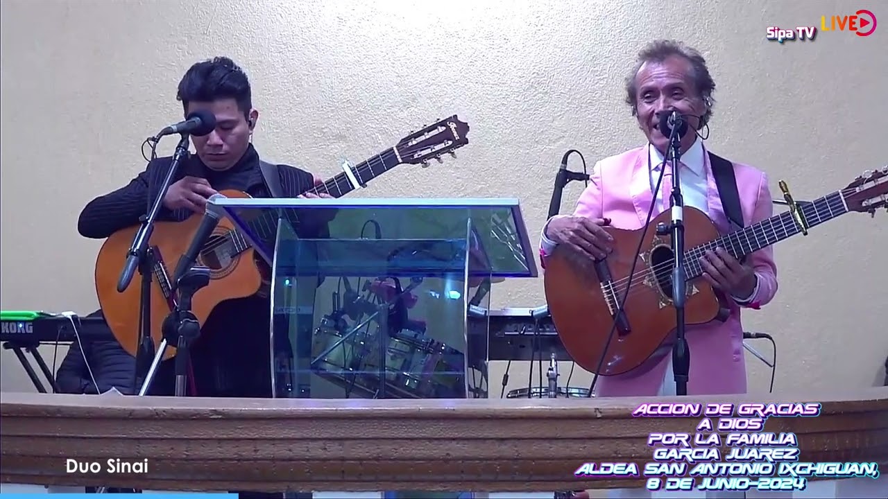 Con Ustedes el Duo Sinaí,en vivo