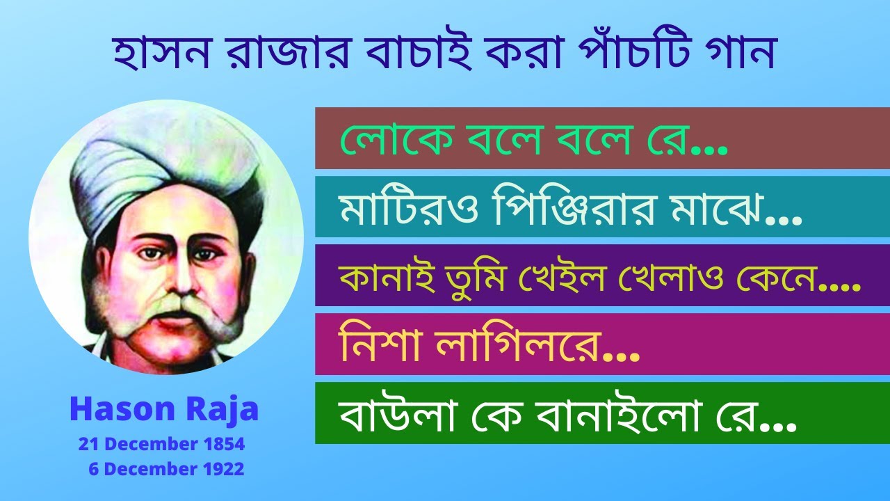 Best five song of Hason Raja ||| Old Bangla Song