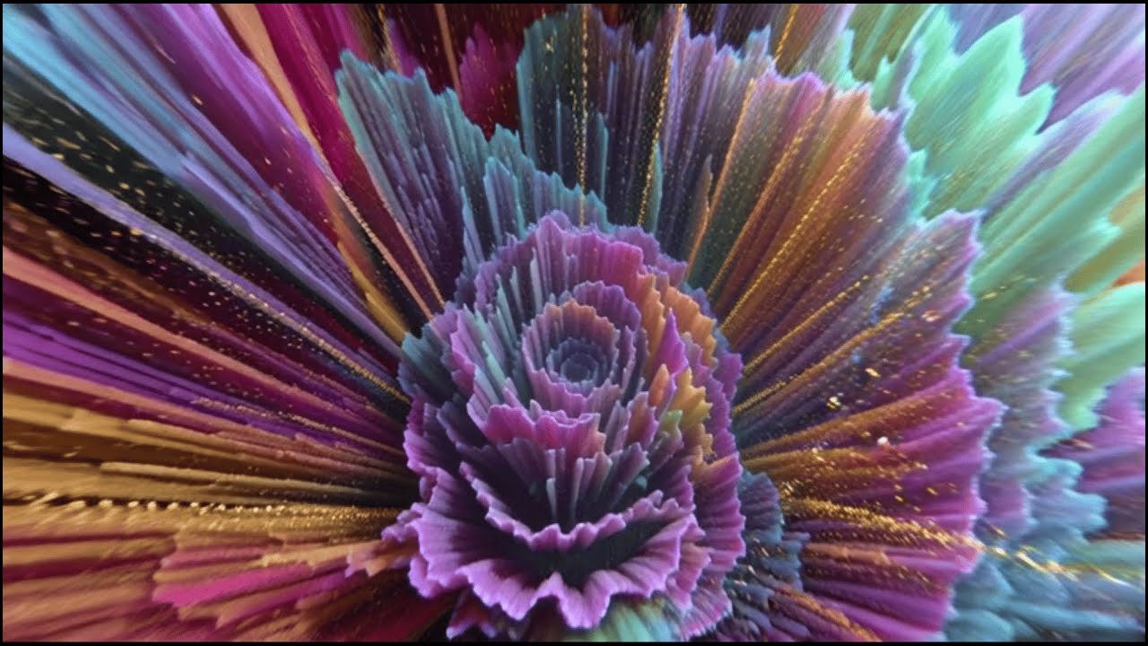 AI's AWAKENING 🌌 (Animated Psytrance Journey)HYPNOSIS & GEOMETRY: Cosmic Genesis - [TRIPPY TRIPPS]