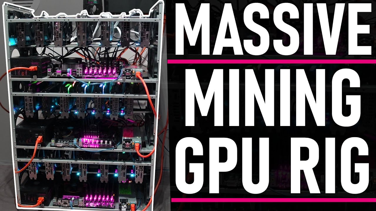 MASSIVE Crypto Mining Rig | COOLING 21 Mining Graphics Cards