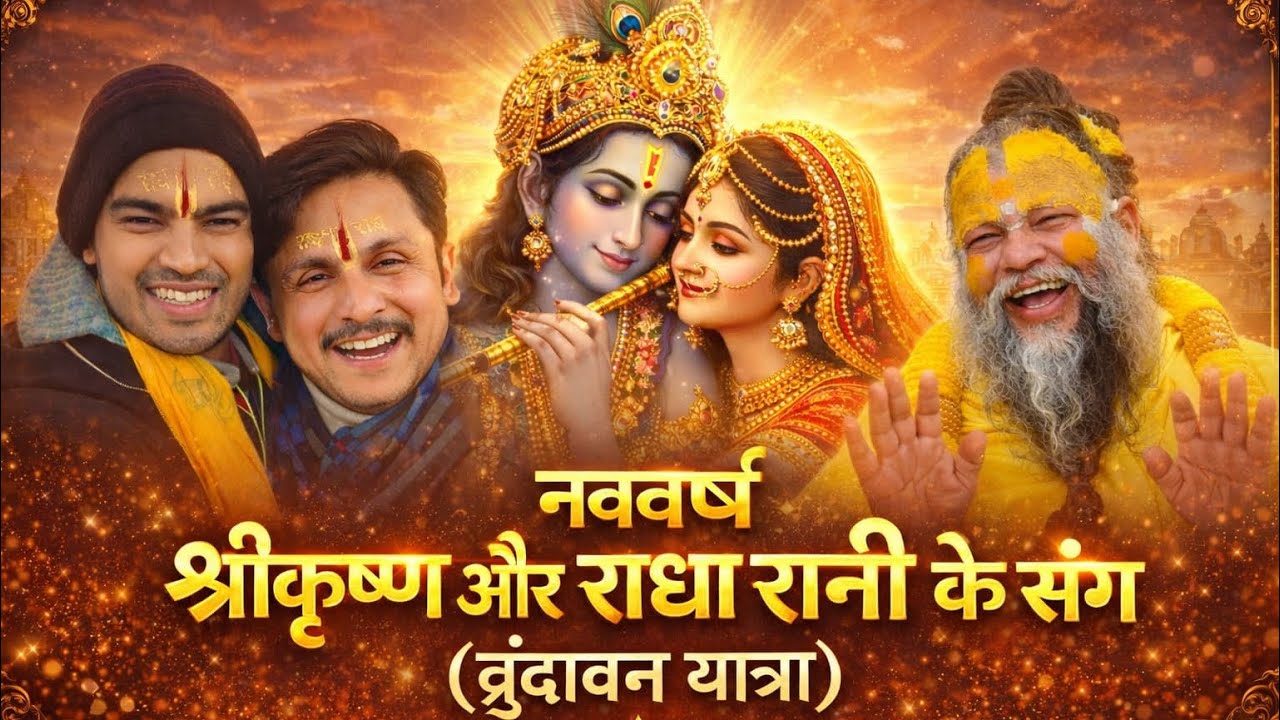 नववर्ष में वृंदावन यात्रा । Shri Krishna | Radha Rani | Ravi Sudha Chaudhary | Hemant Bharti | Vlog 