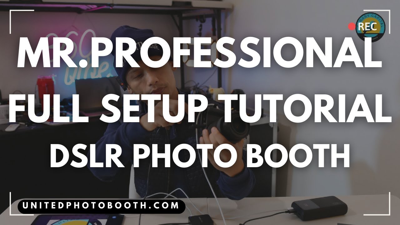 Руководство по настройке Mr. Professional Photo Booth™ | Настройка фотобудки для зеркальных фотоа...
