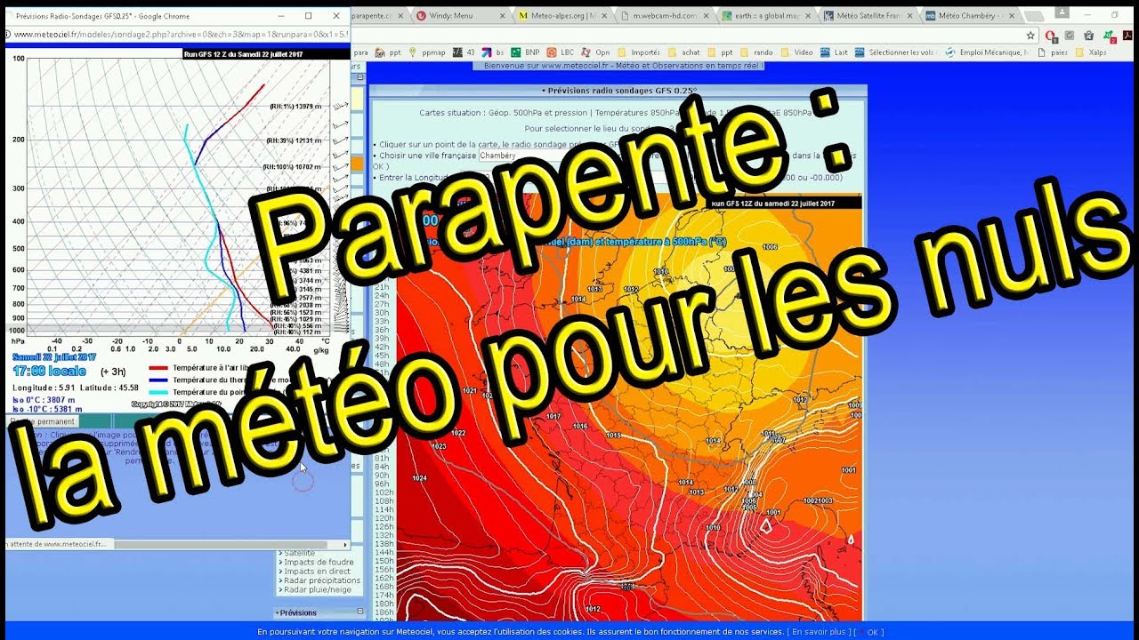 Parapente : La météo pour les nuls (activez les sous titres)