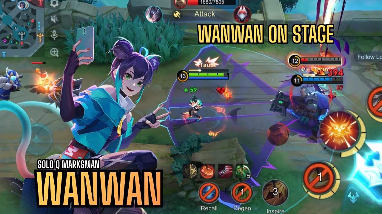Wanwan On The Stage - Solo Q Marksman | Mobile Legends 