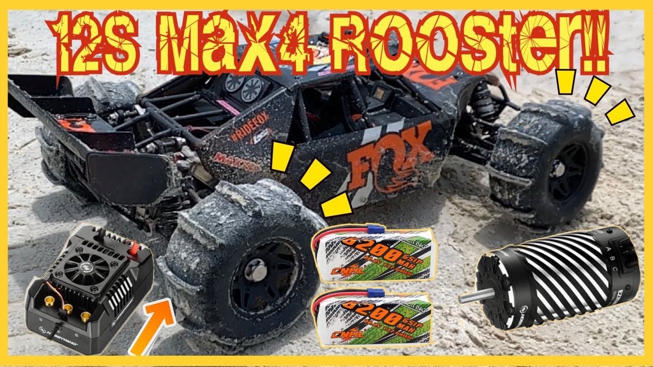 DBXLE 12S Max4 Belted PowerHobby Sand Paddles Rips it up!!! Also WaterSkipping LOL