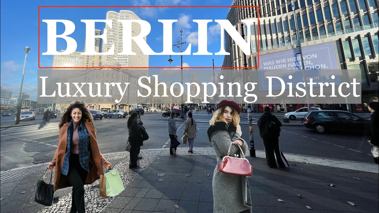 Ku‘damm - Berlin 🇩🇪 4K Luxury Walking Tour