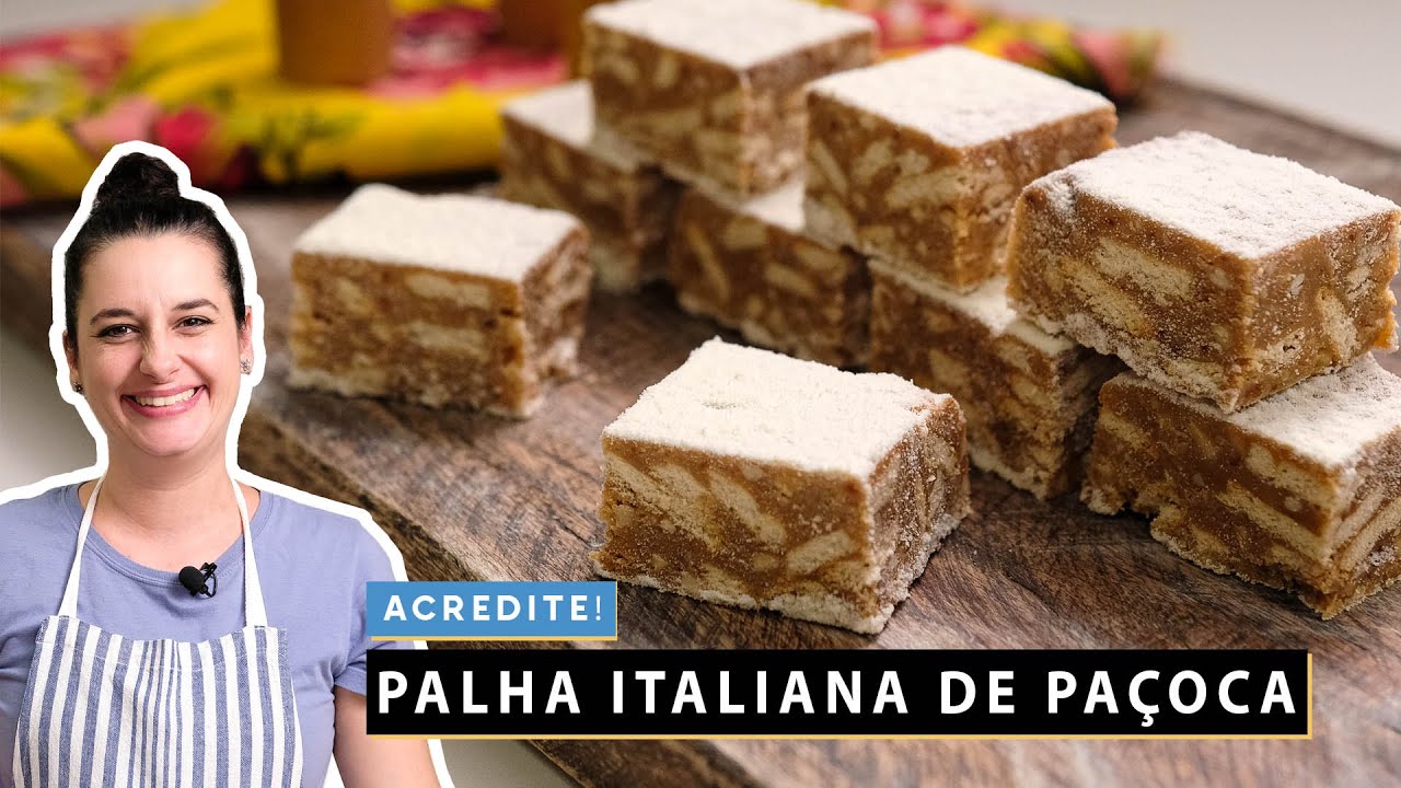PALHA ITALIANA DE PAÇOCA. EITA RECEITA BOA.