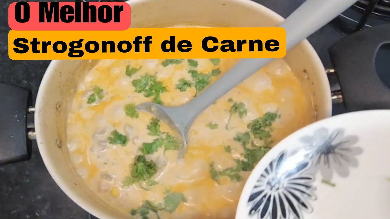 O MELHOR ESTROGONOFF DE CARNE DE SOL/#estrogonofe #cozinhar #gastronomia 