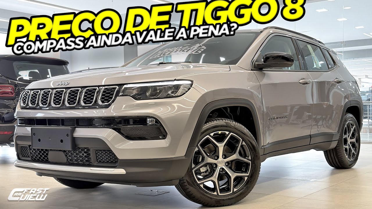 NOVO JEEP COMPASS LONGITUDE 2026 MESMO CANSADO SUPERA FÁCIL TAOS, COROLLA CROSS, BOREAL E HR-V!