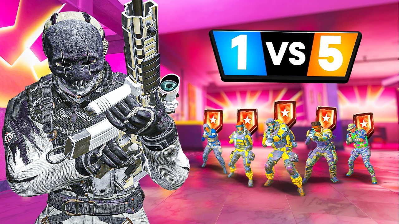 1 CHAMP Striker vs 5 Coppers, Who Wins? (Rainbow Six Siege)