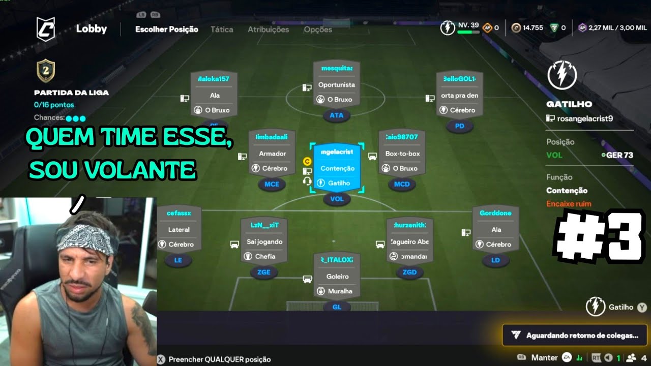 PIUZINHO JOGANDO SEU PRIMEIRO PRO CLUBES NO FIFA 26 #3