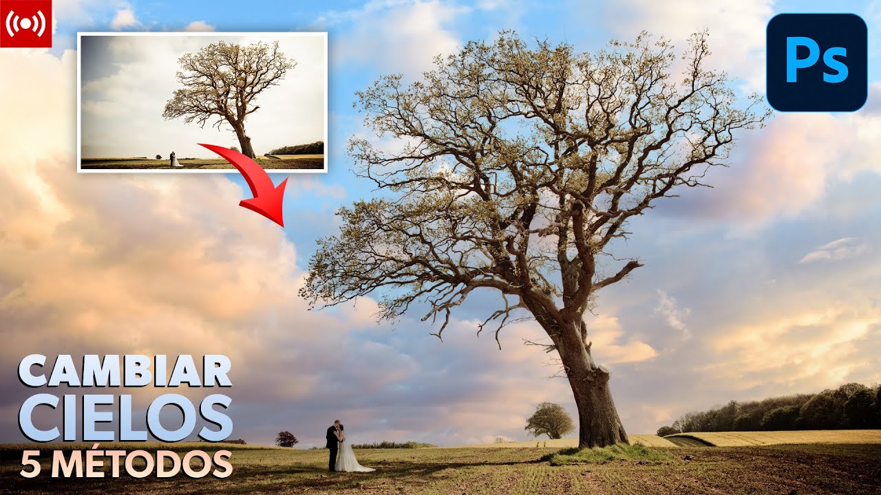 💡 CAMBIA CIELOS en Photoshop como un EXPERTO (5 MÉTODOS)