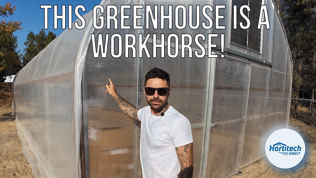 FRESH BUILD! Auto Ventilation Greenhouse