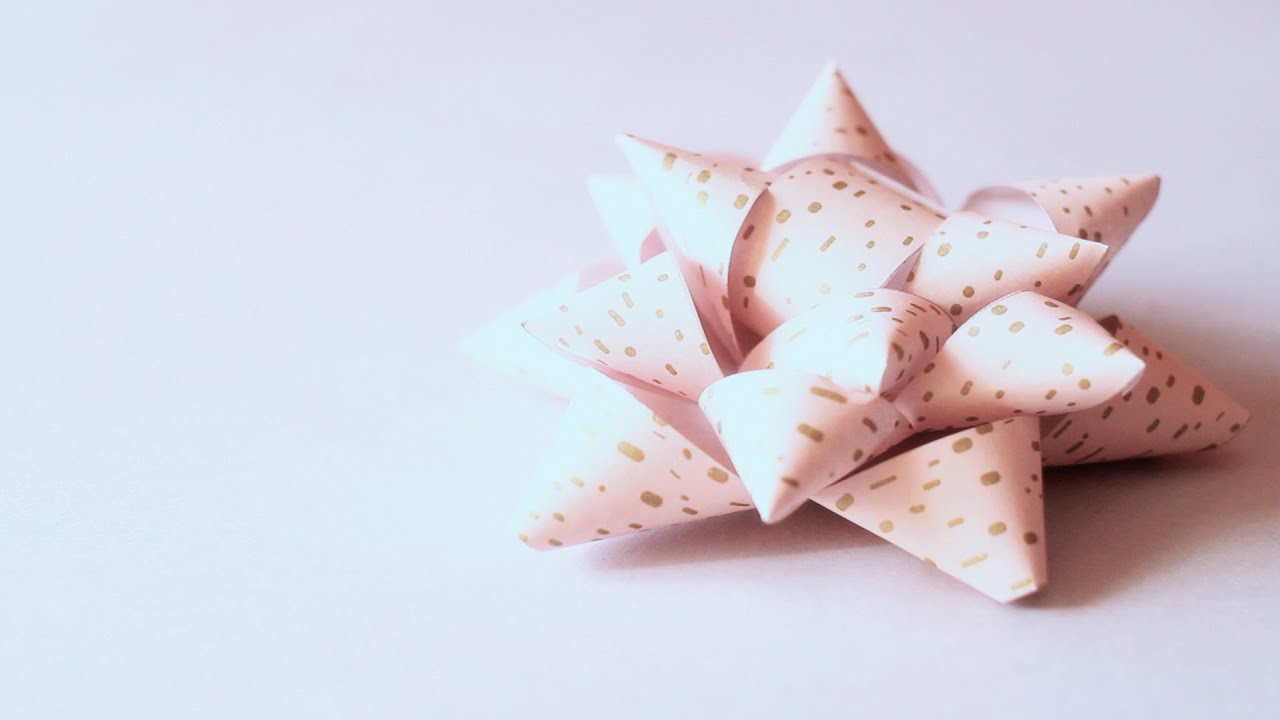 C&oacute;mo hacer un lazo de papel para regalo