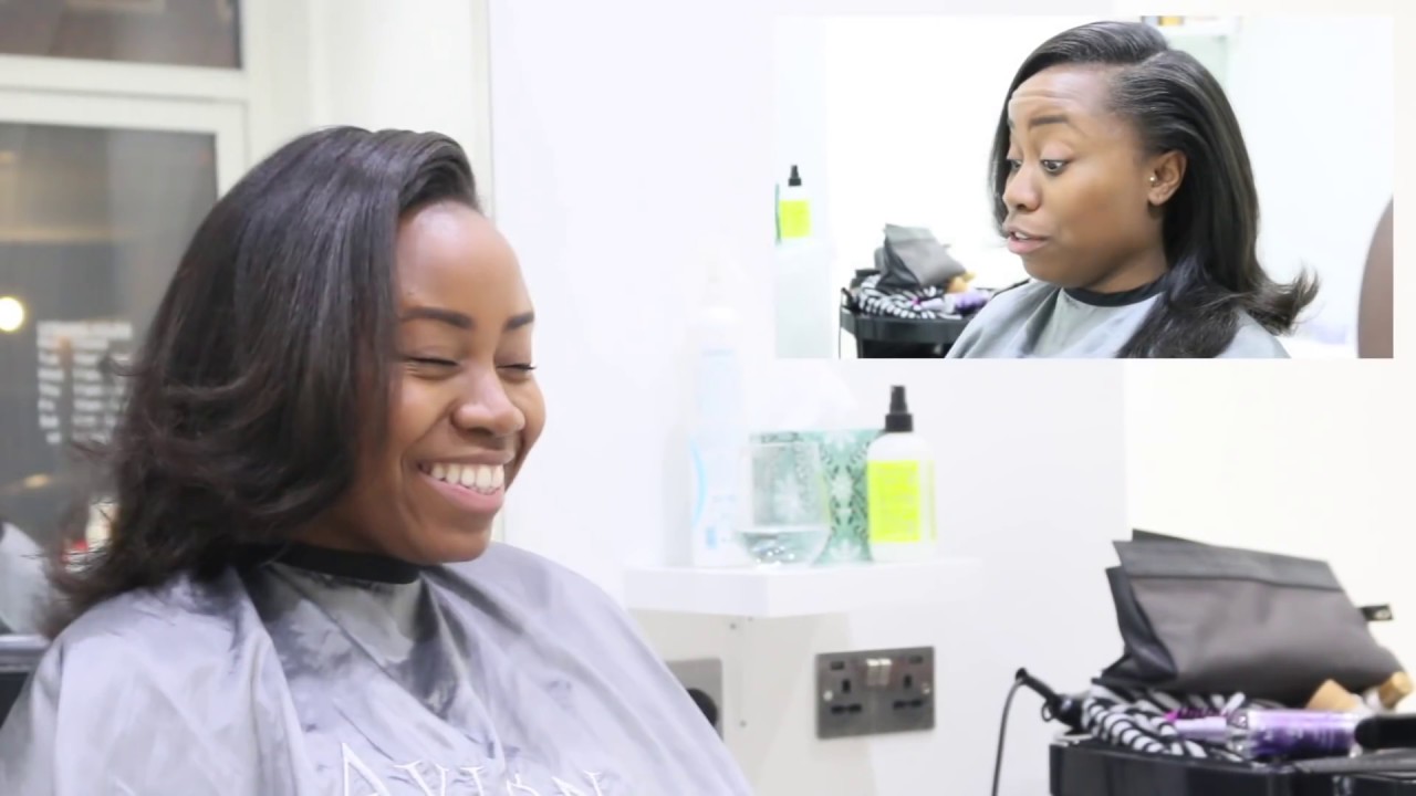 Silk Press using Affirm Care