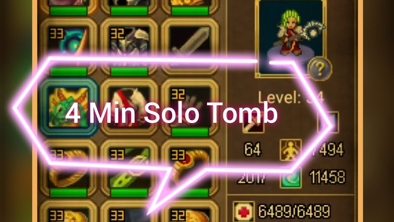 Priest Soloing Tombs In 4 Min - Warspear Online