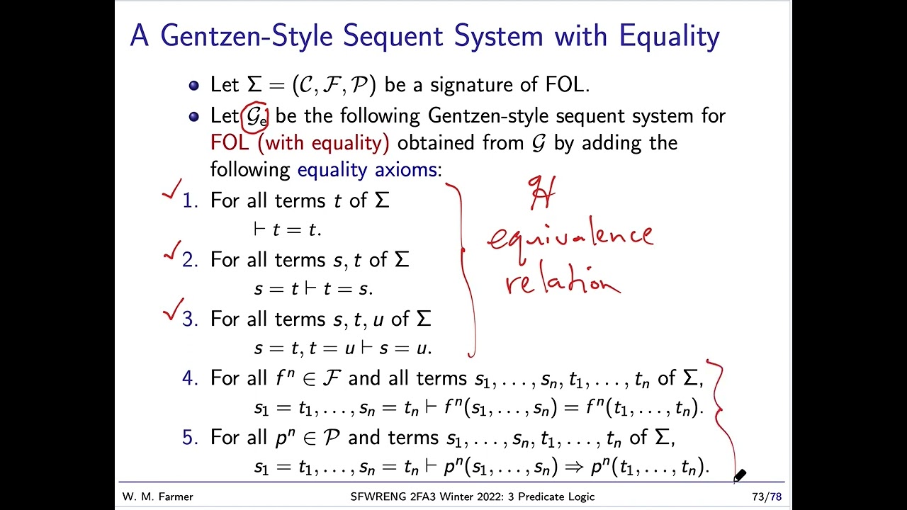 3h Predicate Logic 2022