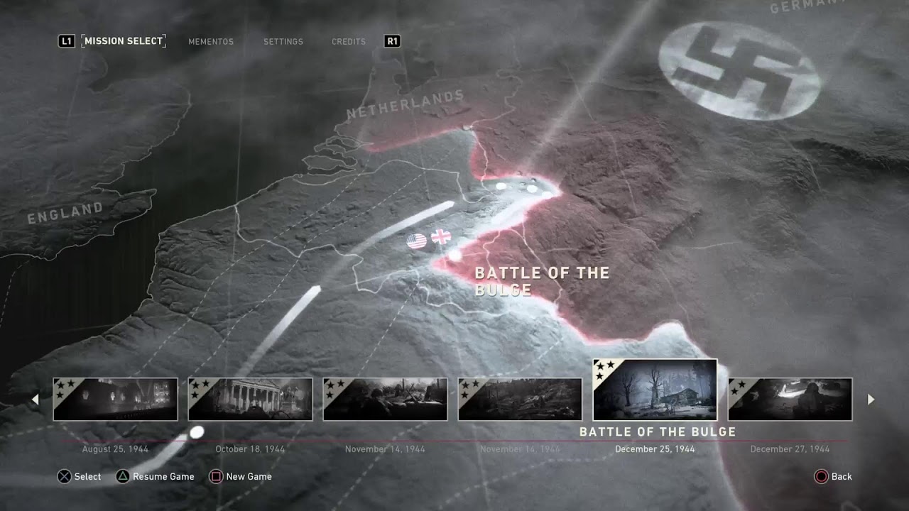 Playing Call of Duty WW2