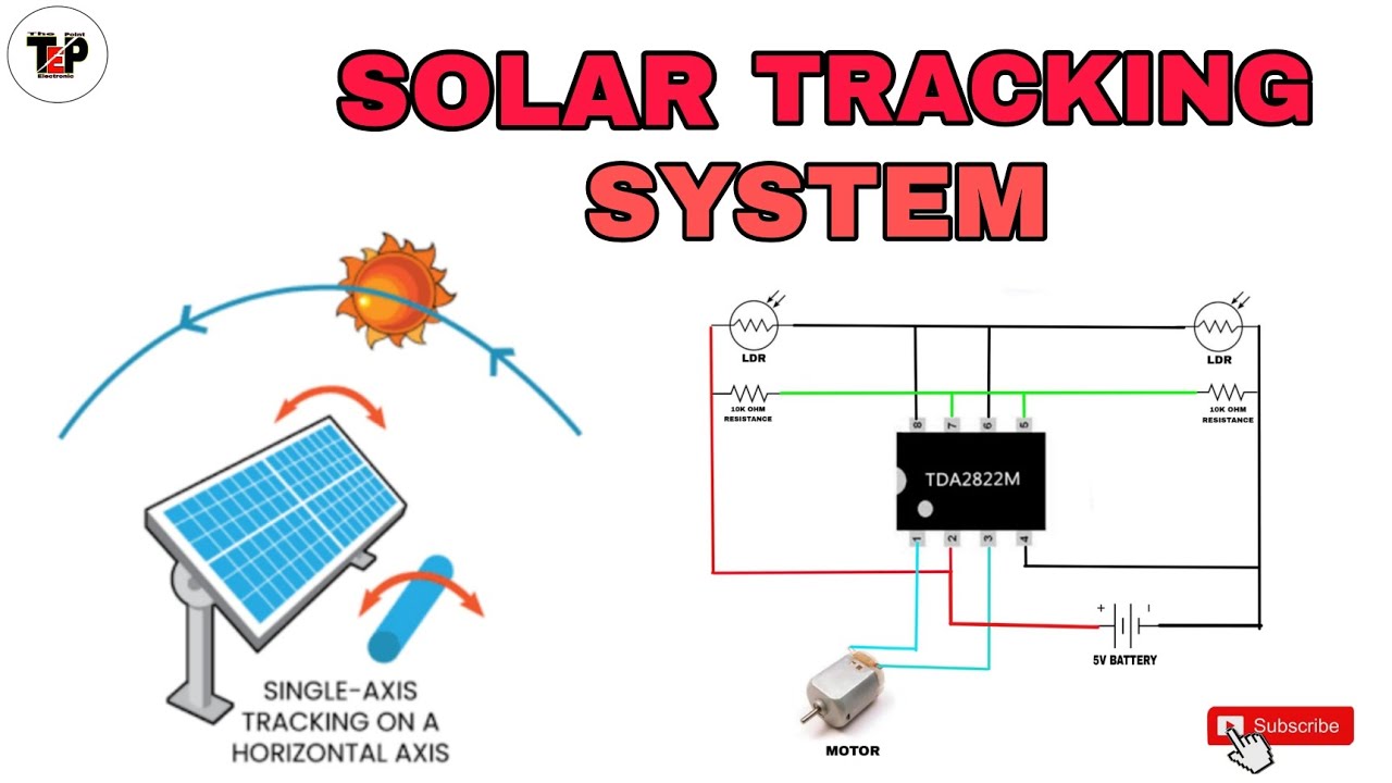 How to make Solar tracker system using LDR at home || using tda2822ic