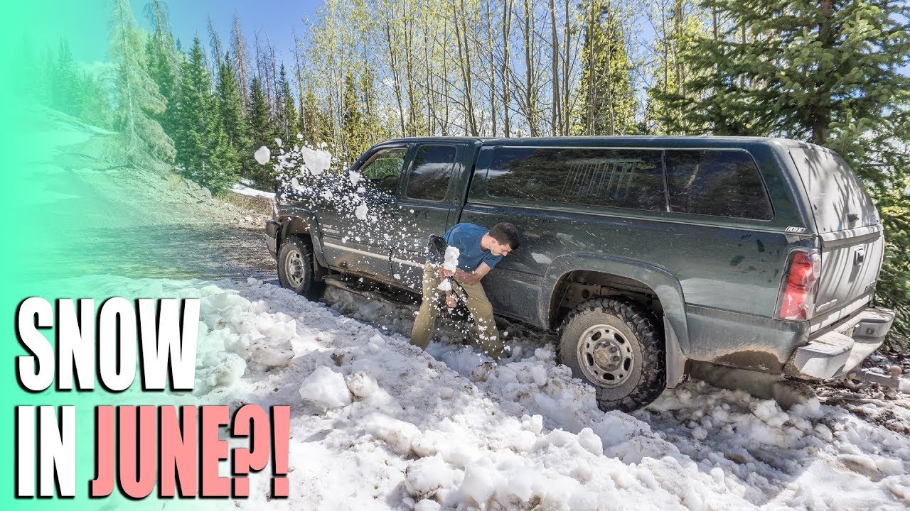 This Much Snow in June!? - Stuck in the Fish Lake National Forest