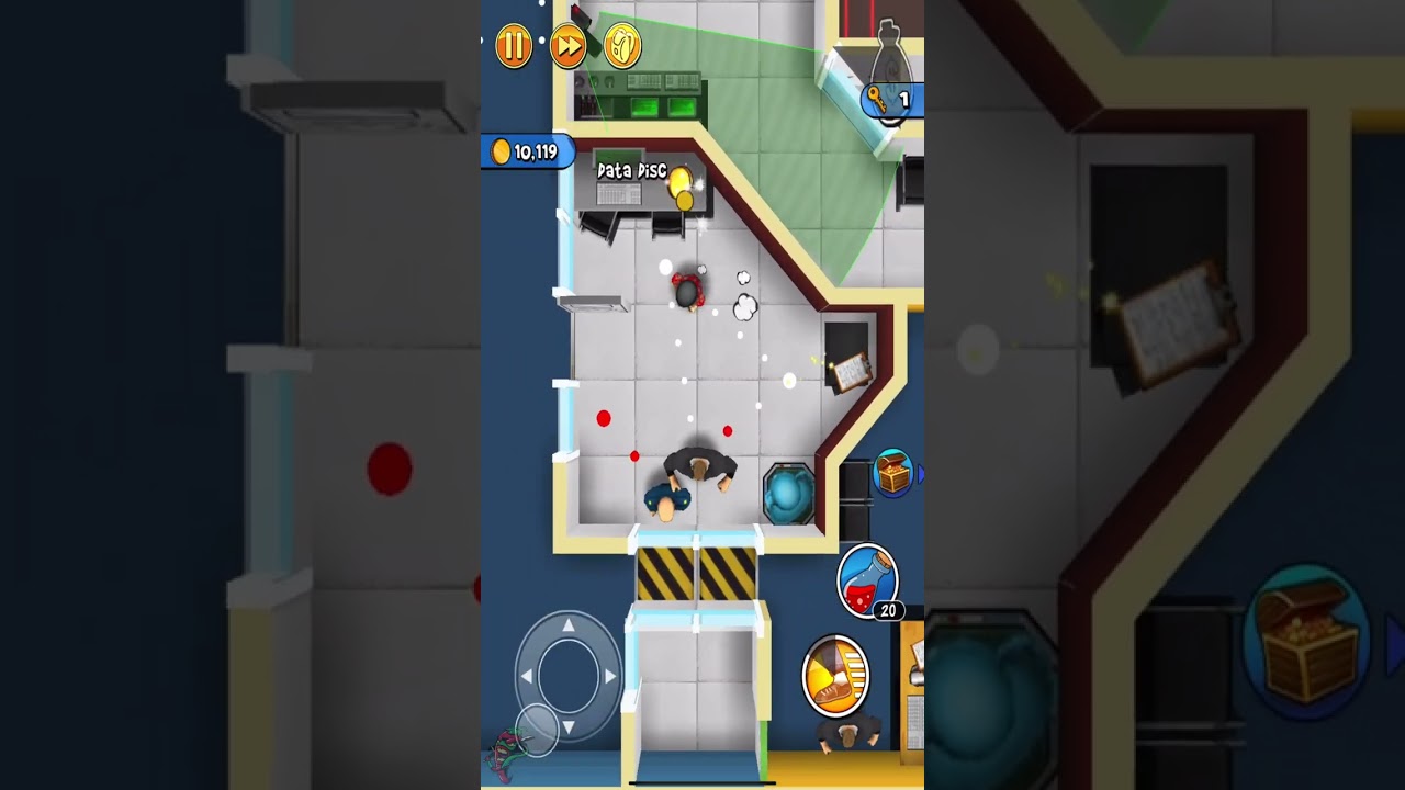 Robbery Bob: Challenge - Level 4 Perfect 100%