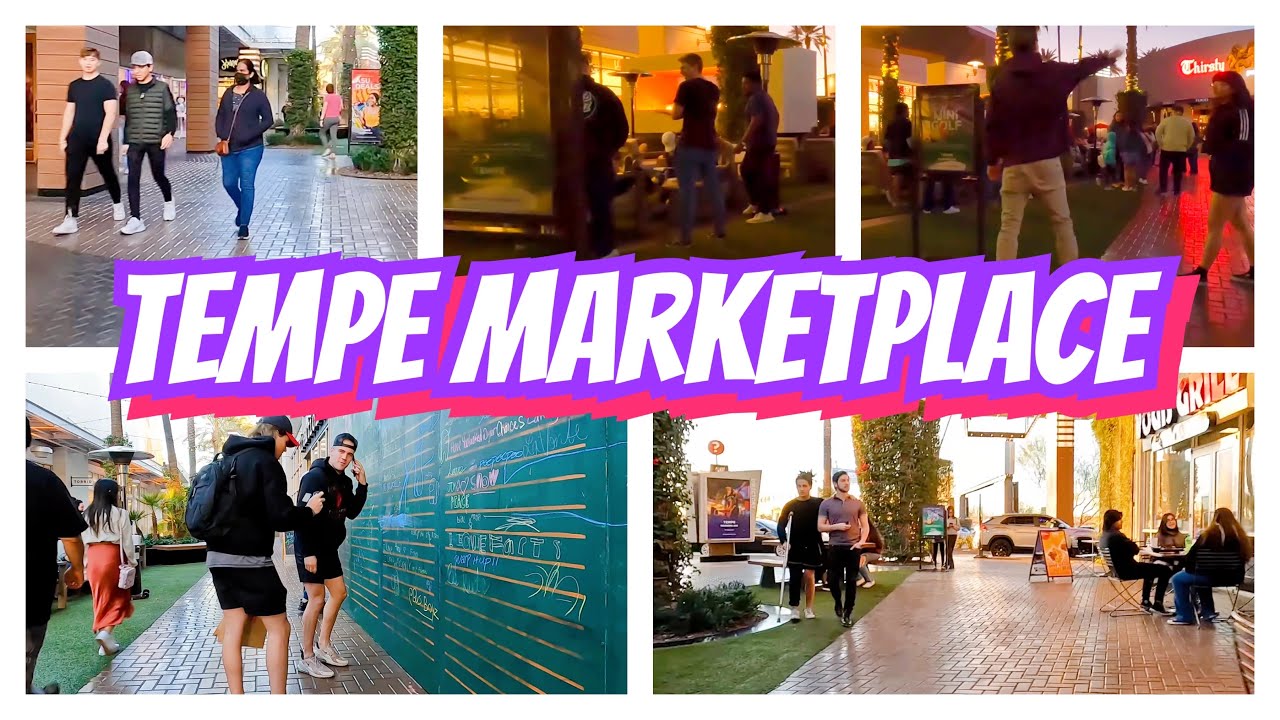 Tempe Marketplace - Weekend Walk - Mall - Tempe Arizona