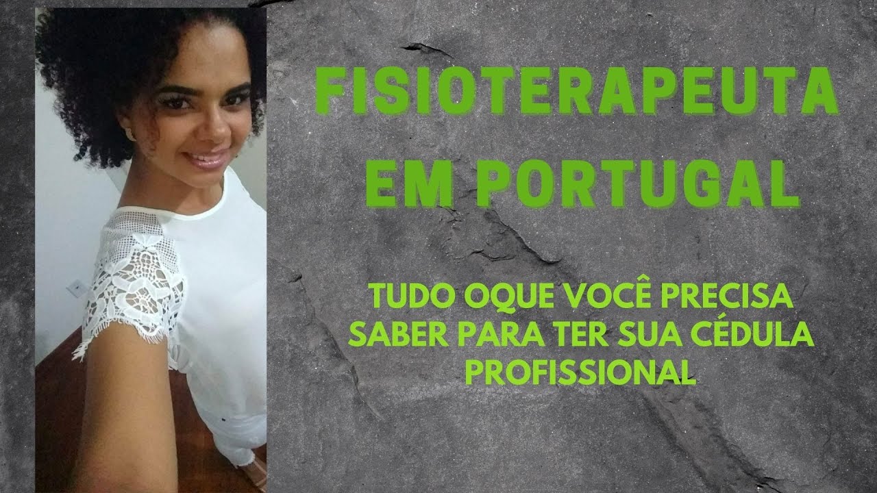 Como ser fisioterapeuta em Portugal ?