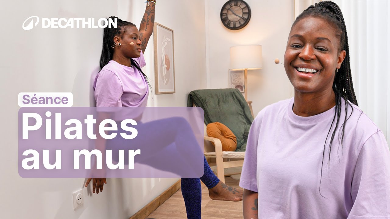 SÉANCE - 10 minutes de pilates au mur facile 💪 | Decathlon