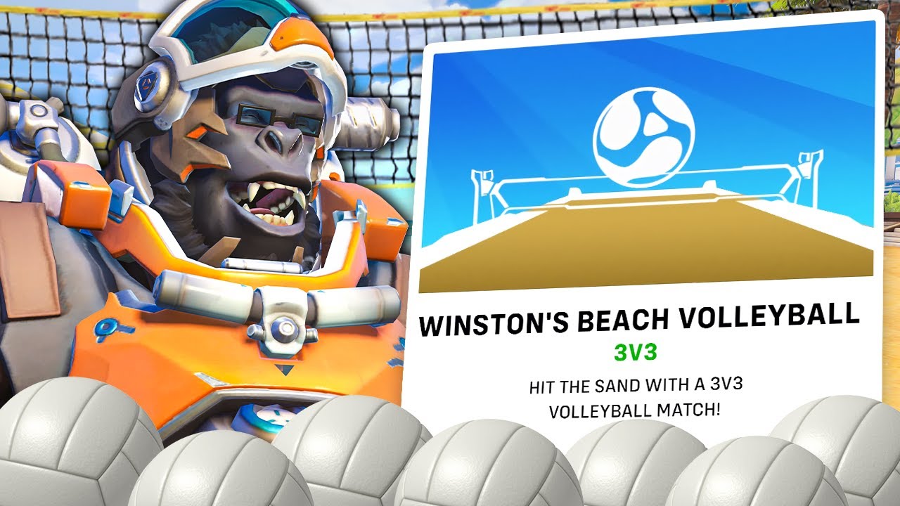 Winston Volleyball Is A BLAST With Friends In Overwatch 2