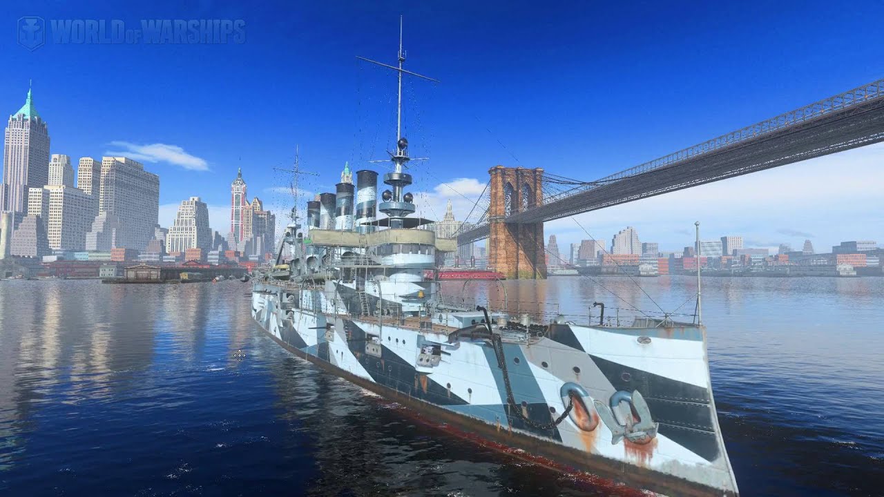 Let's Play World of Warships ep30 - St. Louis Tier 3 American Random Battle Gameplay