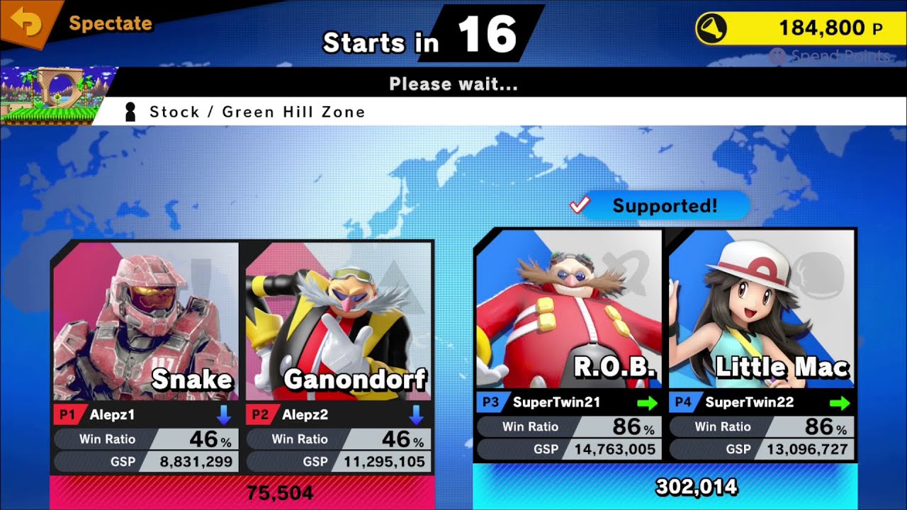 SSBU Online Spectator Mode with Special Characters Quickie 1/19/26