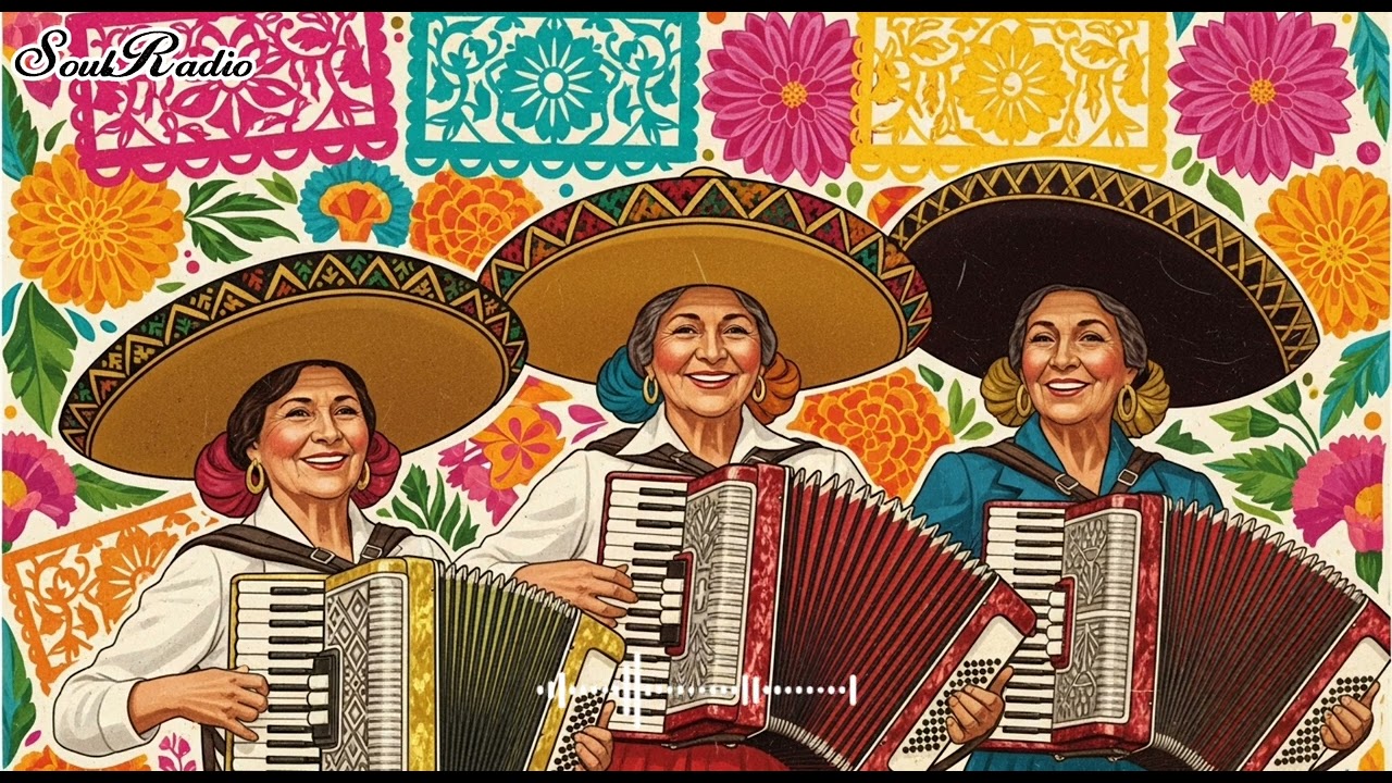 Golden Memories Polka (1950s) | Vintage Accordion & Mariachi Waltz 🤎🎶✨