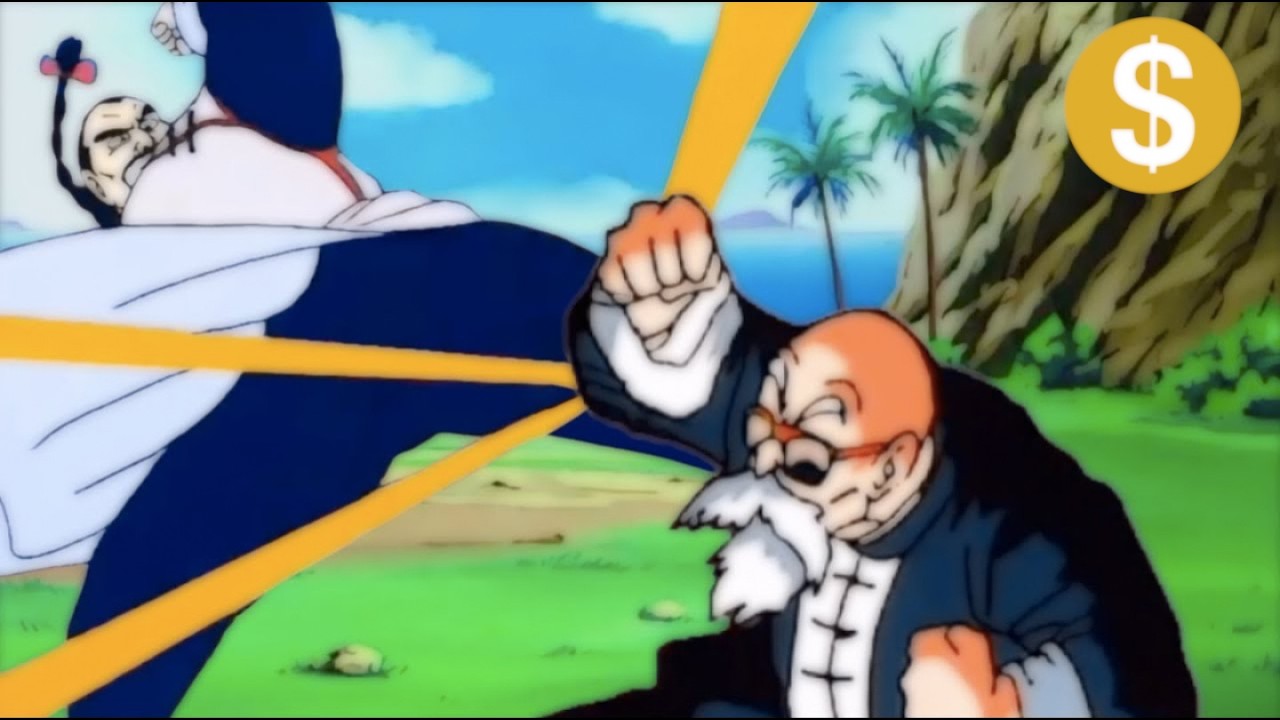 Master Roshi VS Mercenary Tao (COPYRIGHTED VERSION)