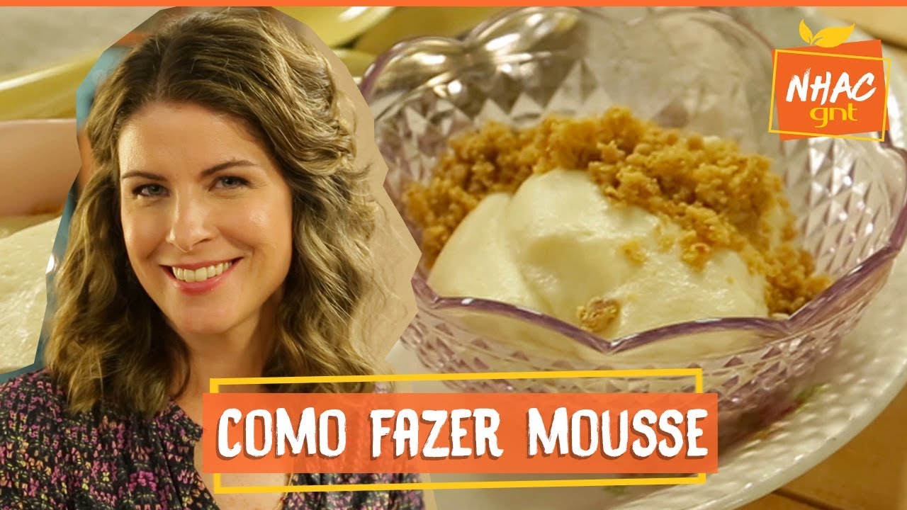 Mousse de chocolate branco com farofa crocante de castanha-de-caju | Rita Lobo | Cozinha Prática