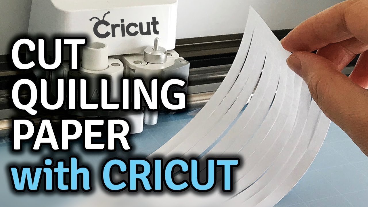 Quilling Paper Strips - 3 Ways to Cut with Cricut Explore Machine - Free SVG