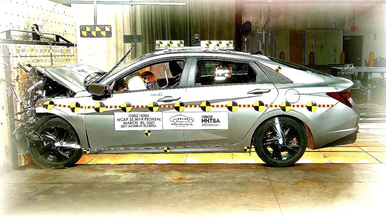 Hyundai Elantra (2021) ALL Crash Tests [Front, Side, Side-Pole]