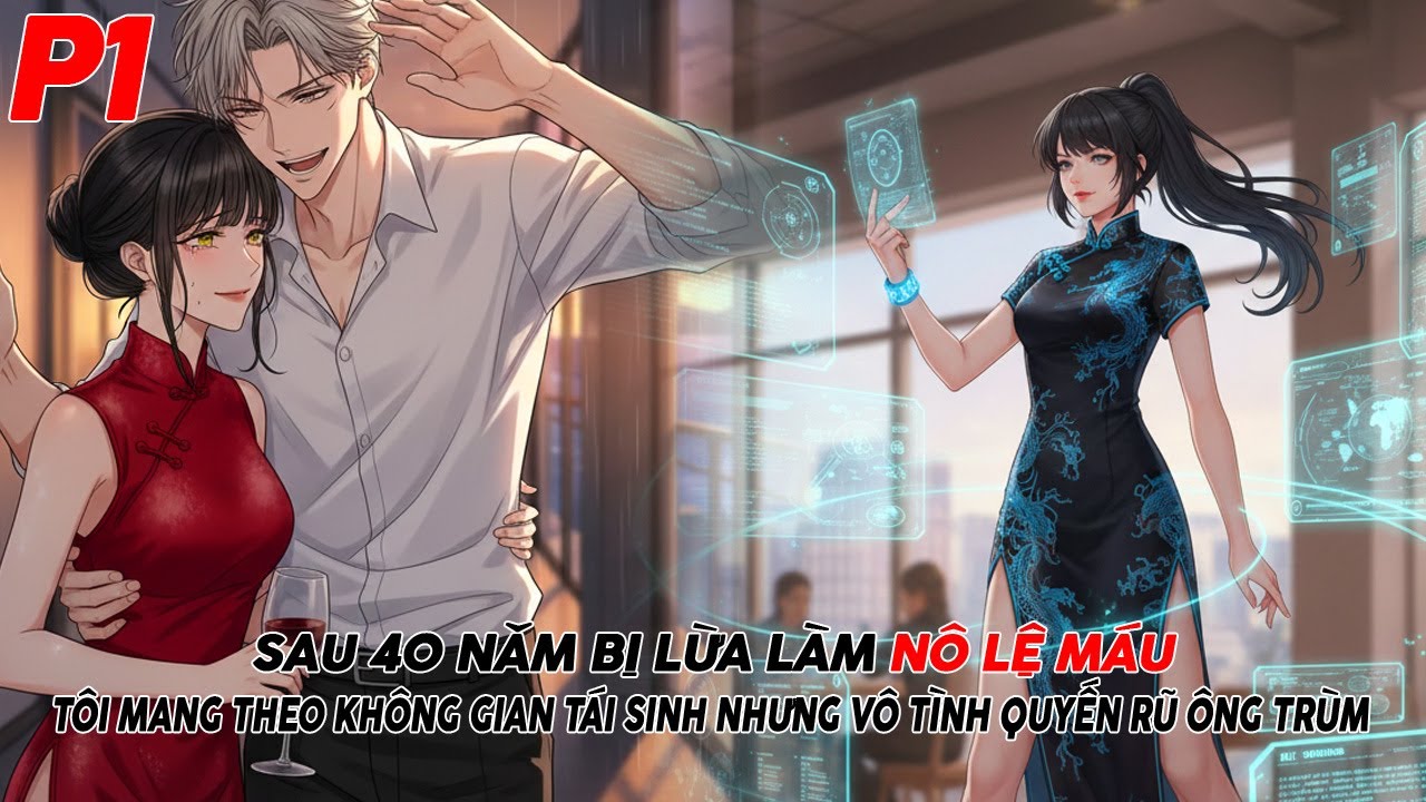 SAU 40 NĂM BỊ LỪA LÀM NÔ LỆ MÁU TÔI MANG THEO KHÔNG GIAN TÁI SINH NHƯNG VÔ TÌNH QUYẾN RŨ ÔNG TRÙM P1