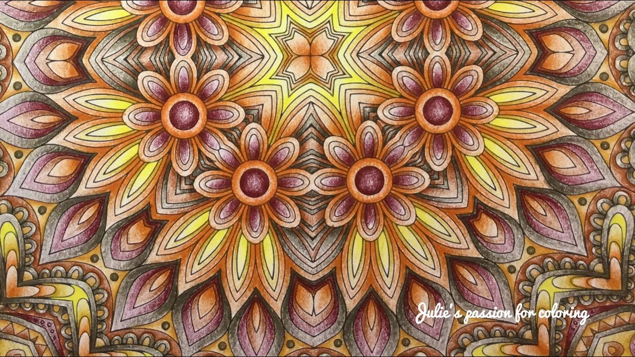 COLOR LIKE CRAZY - Kaleidoscope mandala designs - volume 1 - prismacolor pencils