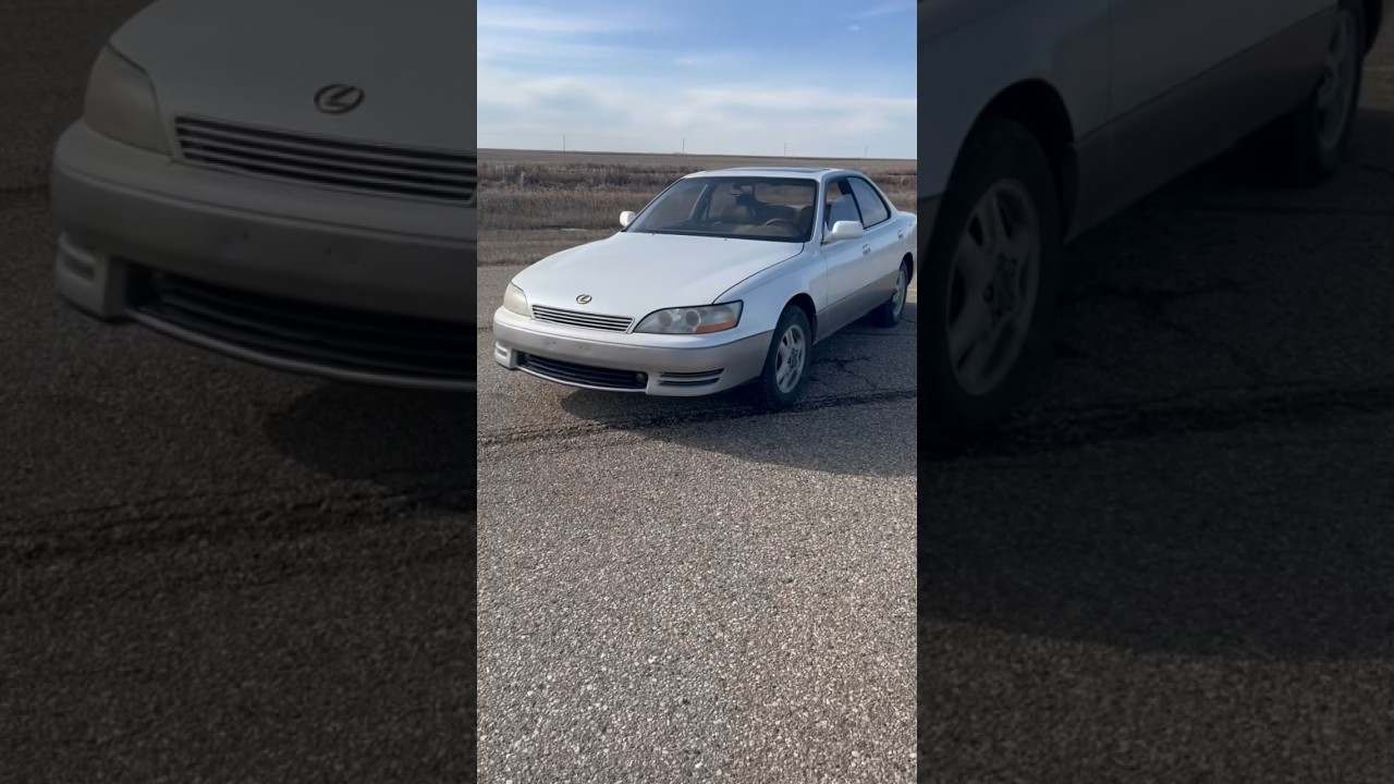 This Is my rare (But not valuable)92 Lexus ES300 V6,5 Speed Manuel transmission!#car#DIY#auto#viral