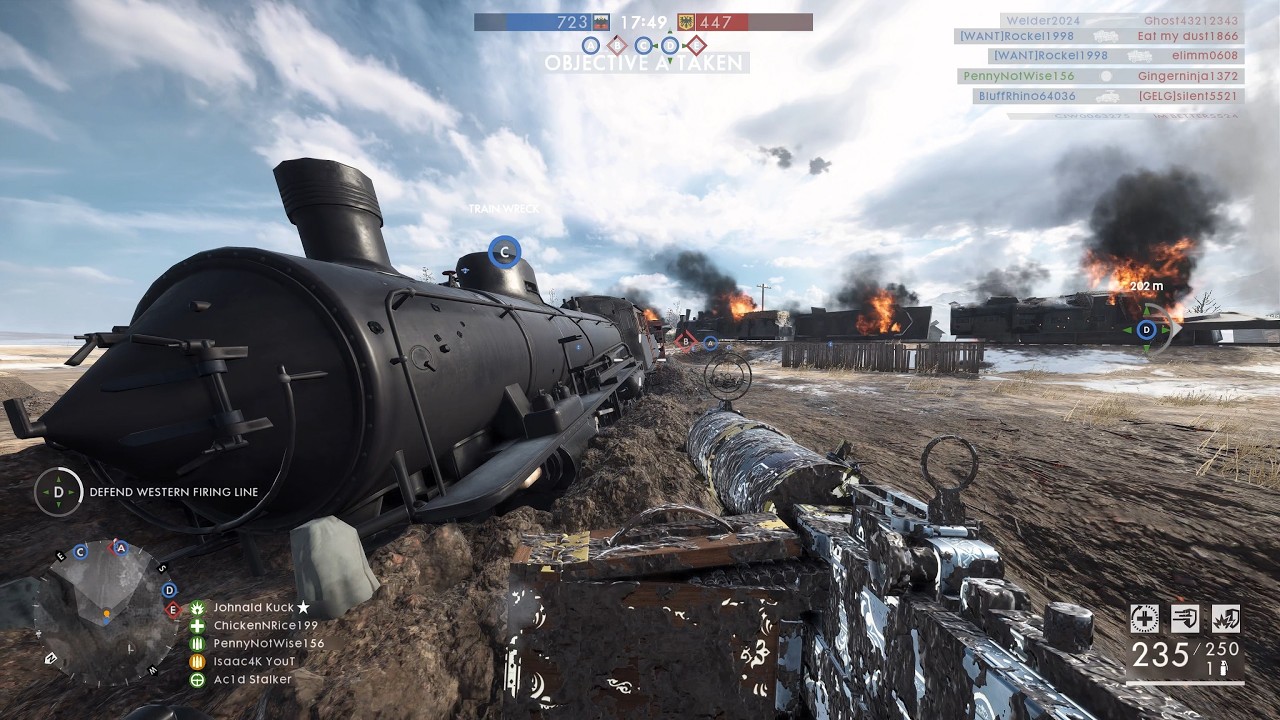 Battlefield 1: Conquest gameplay (No Commentary)