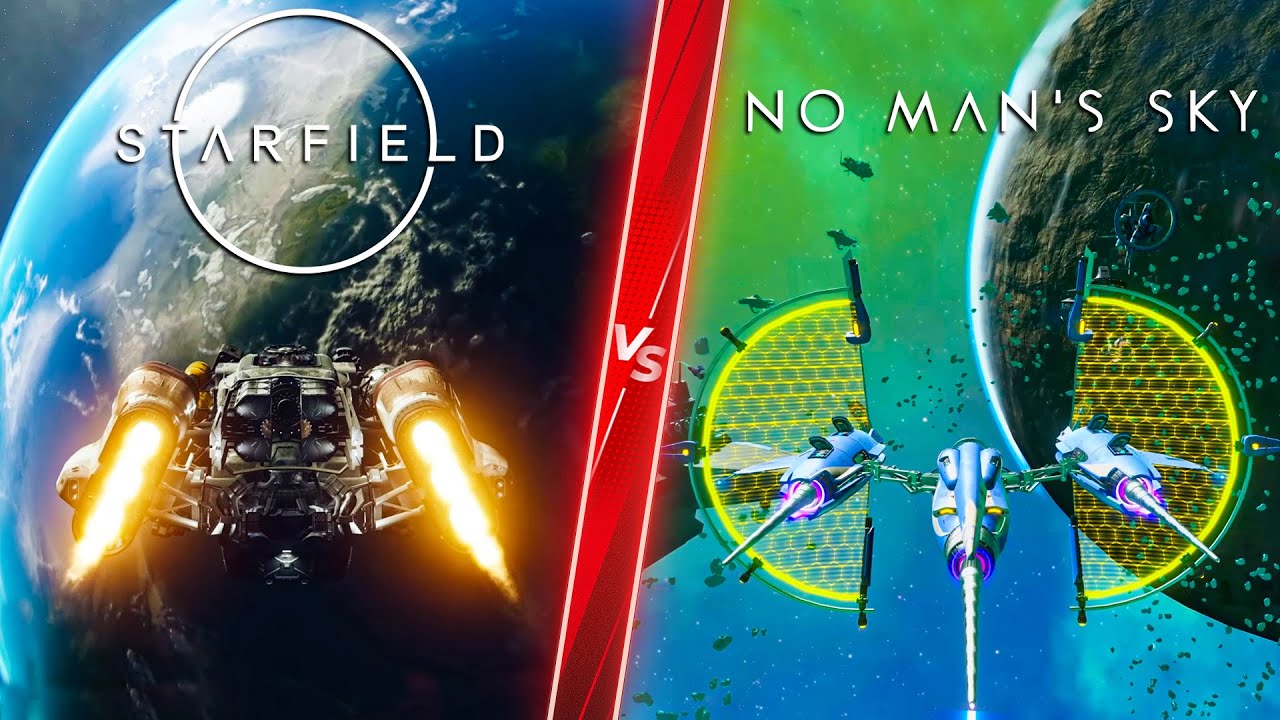Starfield vs No Man's Sky - Direct Comparison! Attention to Detail & Graphics! (4K 60FPS HDR)