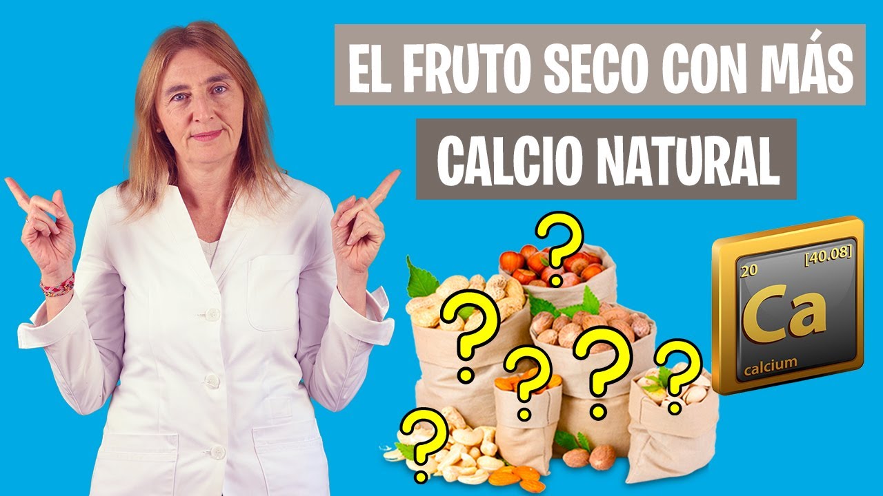 Con este FRUTO SECO tendrás HUESOS DE HIERRO | Este es el calcio vegetal ideal | Nutrición clínica