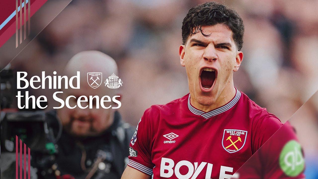 Fernandes STUNNER Claims Consecutive Win! | West Ham 3-1 Sunderland | Behind the Scenes 🎥