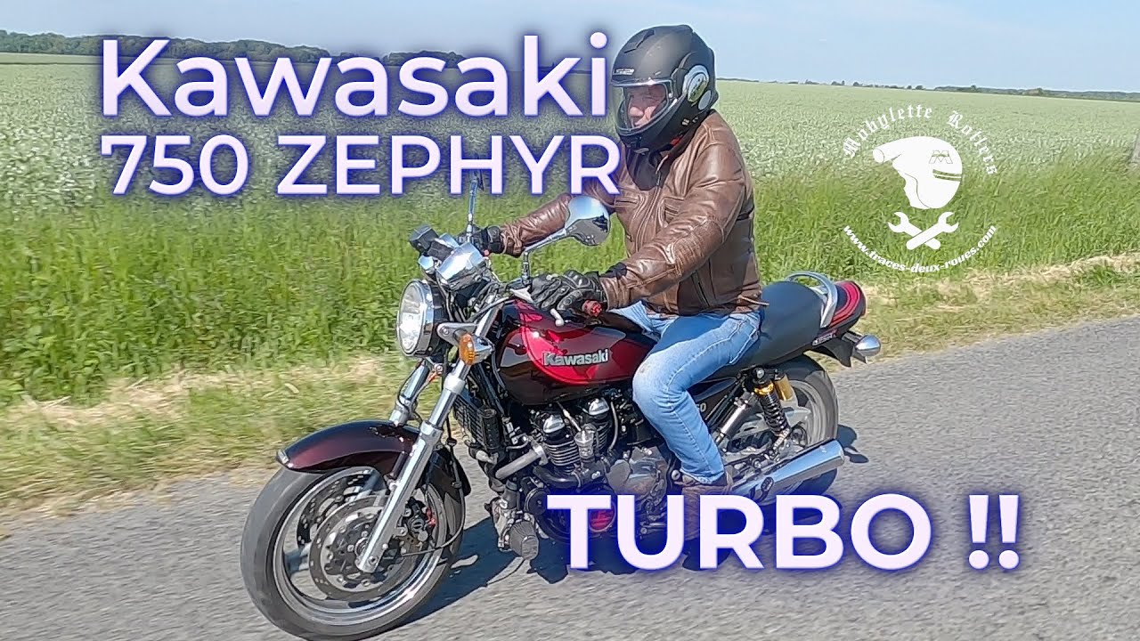 KAWASAKI 750 zephyr turbo !! Alain s'est lancé un joli défi mécanique ! #kawasaki #zephyr #turbo