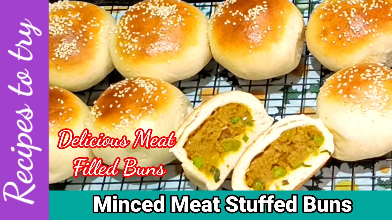 Keema Bun Recipe | How To Make Minced Meat Stuffed Buns At Home |