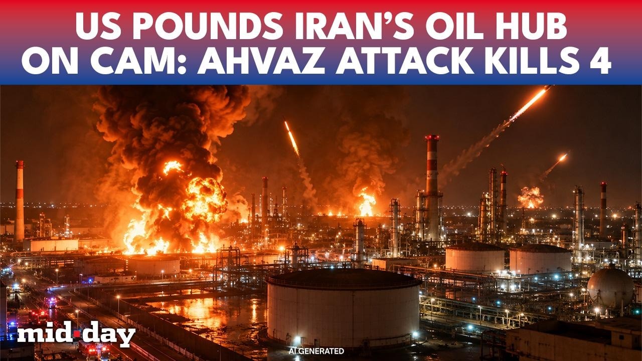 US RAINS Missiles at Iran&rsquo;s Key Oil Hub Ahvaz Killing 4, Sirens Sound in Jordan As US Bases Attacked